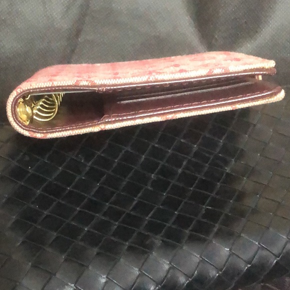 LOUIS VUITTON Mini Lin Red Agenda Binder Passport Holder Credit Card Wallet AUTH - Picture 12 of 17